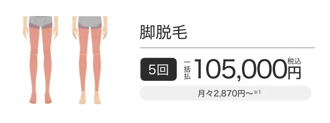 メンズエミナル公式 足脱毛